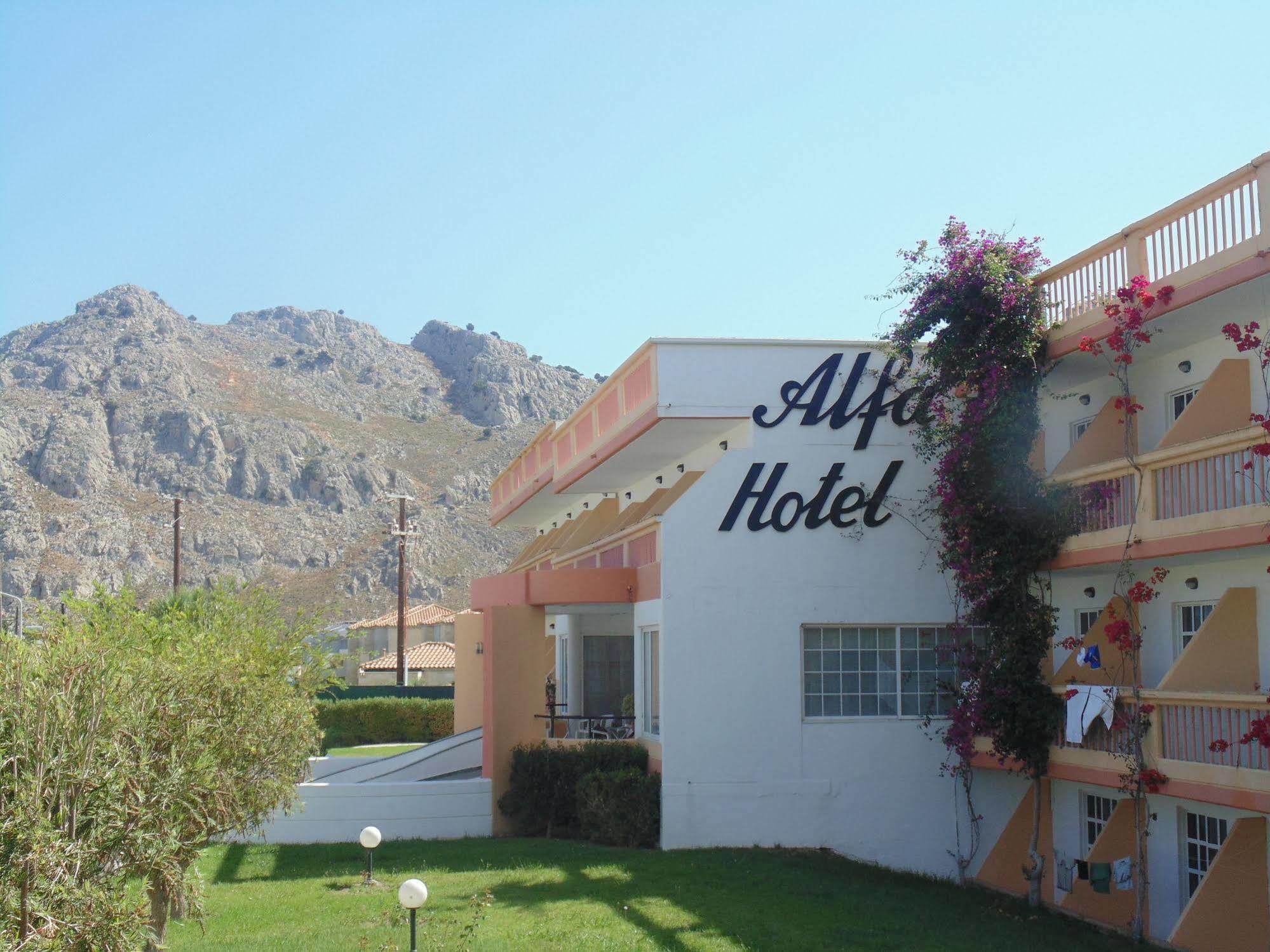 Alfa Hotel Kolymbia Exteriör bild